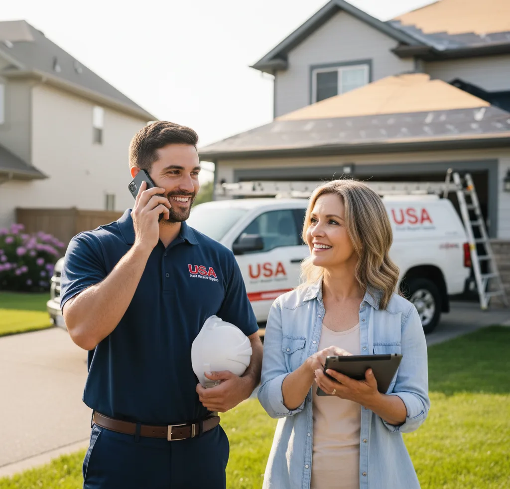 USA Roof Repair Experts customer support in Norfolk